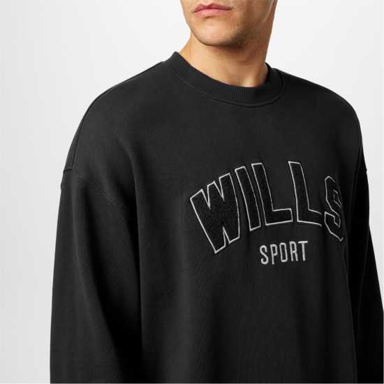 Jack Wills Boucle Graphic Crew Sweatshirt  Мъжки горнища на анцуг
