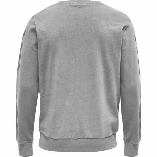 Hummel Legacy Chevron Sweatshirt Grey Melange Мъжко облекло за едри хора