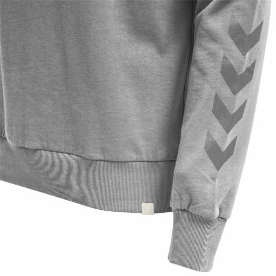 Hummel Legacy Chevron Sweatshirt Grey Melange Мъжко облекло за едри хора