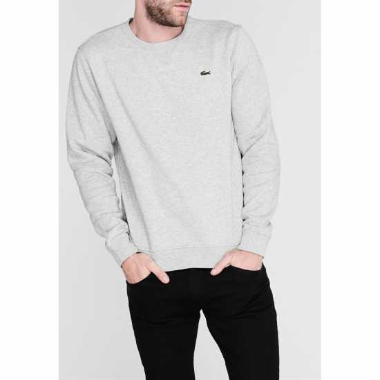 Lacoste Basic Fleece Sweatshirt Light Grey CCA - 