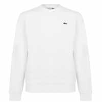 Lacoste Basic Fleece Sweatshirt White 800 