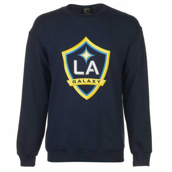 Мъжки Пуловер Обло Деколте Mls Logo Crew Sweater Mens LA Galaxy Мъжки полар