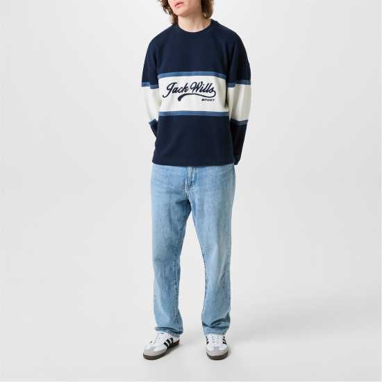 Мъжки горнища на анцуг Jack Wills Crew Neck Sweater Jack Wills Crew Neck Sweater Мъжки горнища на анцуг