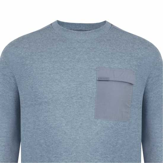 Firetrap Men's Hybrid Sweatshirt Сив марл 