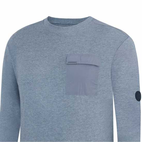 Firetrap Men's Hybrid Sweatshirt Сив марл 