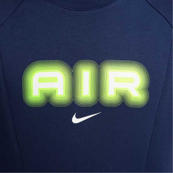 Nike Nsw Sw Air Crew Flc Bb Тъмносин/Волт Мъжки горнища на анцуг