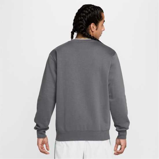 Nike Nsw Sw Air Crew Flc Bb Желязно сиво Мъжки горнища на анцуг