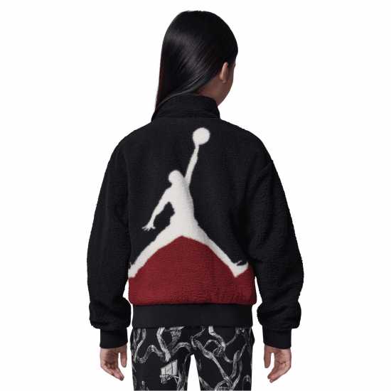 Детско Яке Air Jordan Jumpman High Pile Jacket Juniors  Детски суитчъри и блузи с качулки