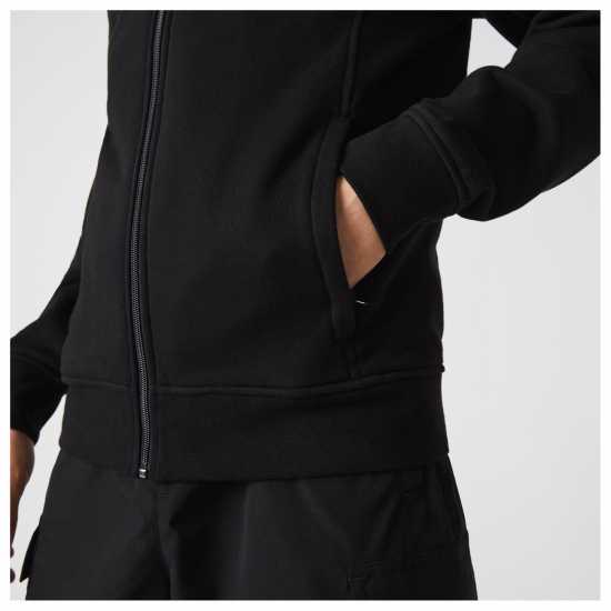 Lacoste Full Zip Funnel Sweatshirt Black C31 - 