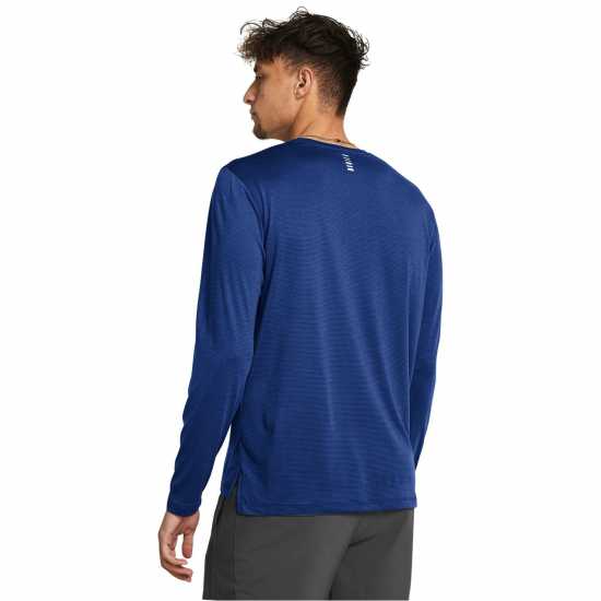 Under Armour Launch Long-Sleeve Crew Sweatshirt Техническо синьо Under Armour Launch Long-Sleeve Crew Sweatshirt Техническо синьо