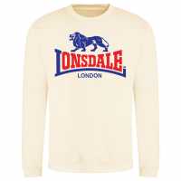 Lonsdale Logo Sweat 00 Vanilla 2 Lonsdale Logo Sweat 00 Vanilla 2