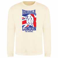 Lonsdale Logo Sweat 00 Vanilla 3 Lonsdale Logo Sweat 00 Vanilla 3