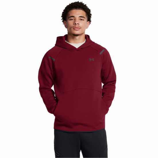 Under Armour Unstoppable Fleece Hoodie Червено 