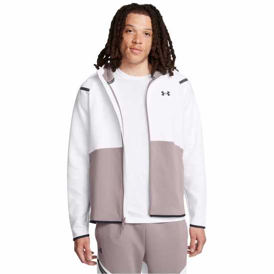 Under Armour Unstoppable Fleece Full-Zip Hoodie Тетра Сиво Under Armour Unstoppable Fleece Full-Zip Hoodie Тетра Сиво
