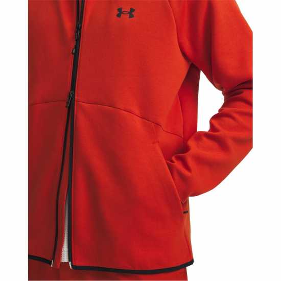 Under Armour Unstoppable Fleece Full-Zip Hoodie Излишък Оранжев Under Armour Unstoppable Fleece Full-Zip Hoodie Излишък Оранжев