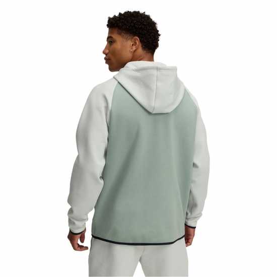 Under Armour Men's Unstoppable Fleece Full-Zip Hoodie Green/Black 