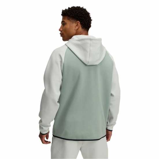 Under Armour Men's Unstoppable Fleece Full-Zip Hoodie Green/Black 
