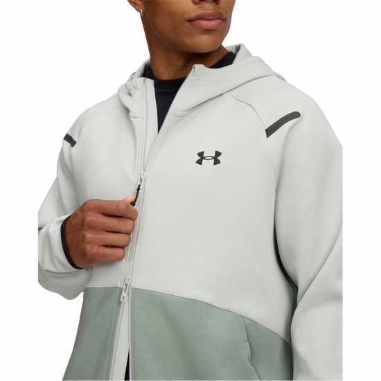 Under Armour Men's Unstoppable Fleece Full-Zip Hoodie Green/Black 