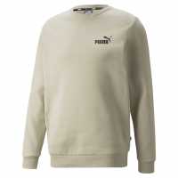 Puma Мъжка Блуза Обло Деколте Logo Crew Sweatshirt Mens Putty Мъжко облекло за едри хора