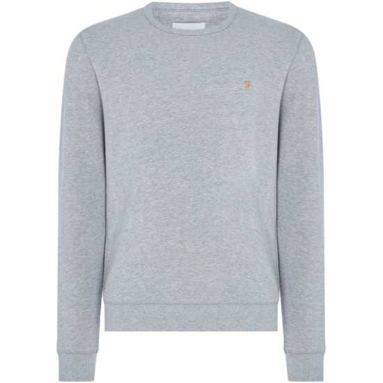 Farah Tim Crew Sweatshirt Grey Marl 042 Мъжки горнища на анцуг