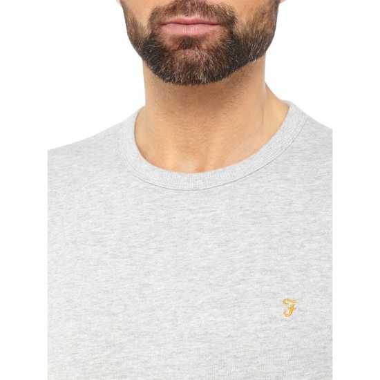 Farah Tim Crew Sweatshirt Grey Marl 042 Мъжки горнища на анцуг