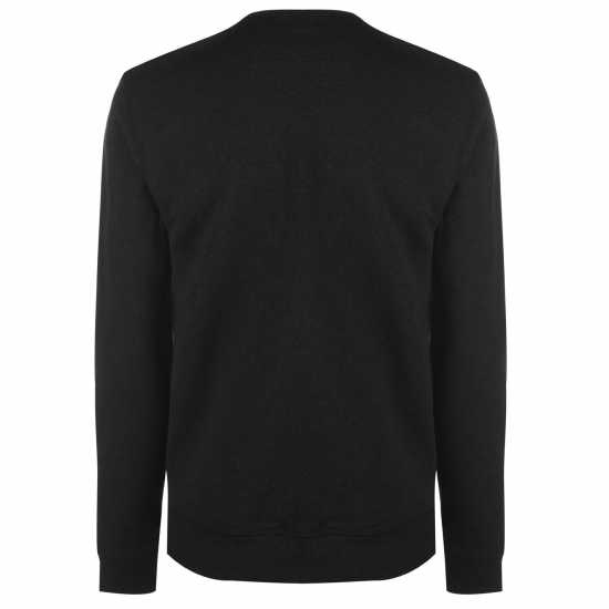 Farah Tim Crew Sweatshirt Black 010 Мъжко облекло за едри хора