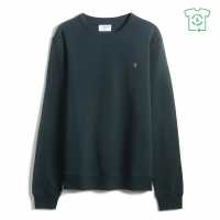 Мъжки горнища на анцуг Farah Tim Crew Sweatshirt Evergreen 357 Farah Tim Crew Sweatshirt Evergreen 357 Мъжки горнища на анцуг