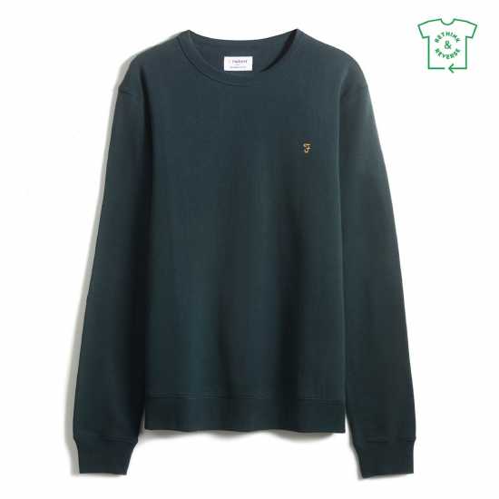 Farah Tim Crew Sweatshirt Evergreen 357 Мъжки горнища на анцуг