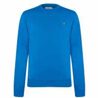 Мъжки горнища на анцуг Farah Tim Crew Sweatshirt True Navy 412 Farah Tim Crew Sweatshirt True Navy 412 Мъжки горнища на анцуг