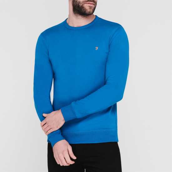 Farah Tim Crew Sweatshirt True Navy 412 Мъжки горнища на анцуг