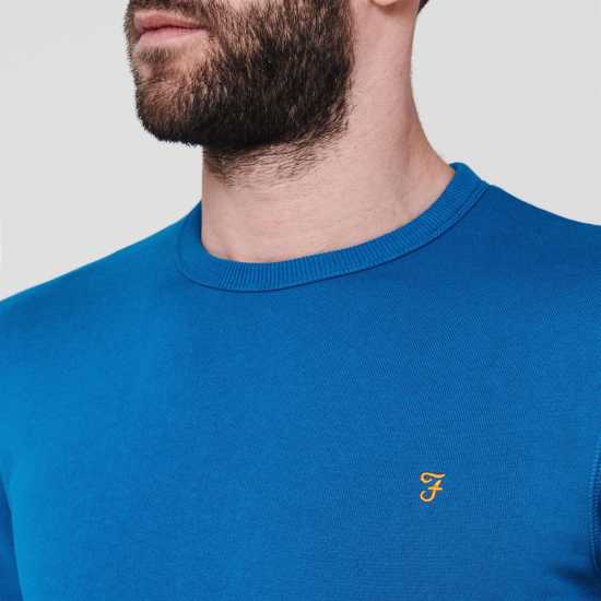 Farah Tim Crew Sweatshirt True Navy 412 Мъжки горнища на анцуг