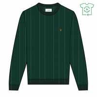 Farah Tim Crew Sweatshirt Evergreen Marl Мъжко облекло за едри хора