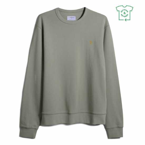 Мъжки горнища на анцуг Farah Tim Crew Sweatshirt Майско зелено Farah Tim Crew Sweatshirt Майско зелено Мъжки горнища на анцуг