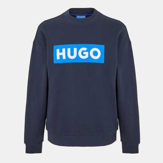 Hugo Boss Мъжки Пуловер Обло Деколте Hugo Niero Crew Sweater Mens Нави 405 Hugo Boss Мъжки Пуловер Обло Деколте Hugo Niero Crew Sweater Mens Нави 405