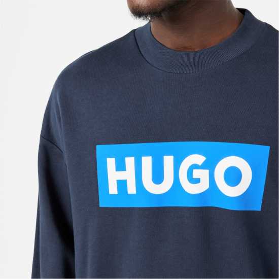 Hugo Boss Мъжки Пуловер Обло Деколте Hugo Niero Crew Sweater Mens Нави 405 Hugo Boss Мъжки Пуловер Обло Деколте Hugo Niero Crew Sweater Mens Нави 405