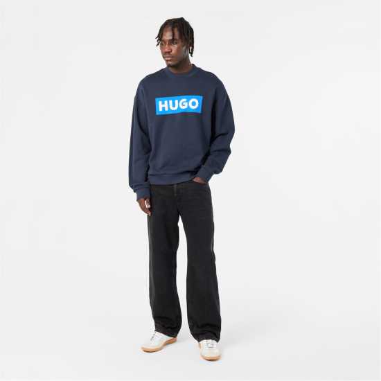 Hugo Boss Мъжки Пуловер Обло Деколте Hugo Niero Crew Sweater Mens Нави 405 Hugo Boss Мъжки Пуловер Обло Деколте Hugo Niero Crew Sweater Mens Нави 405