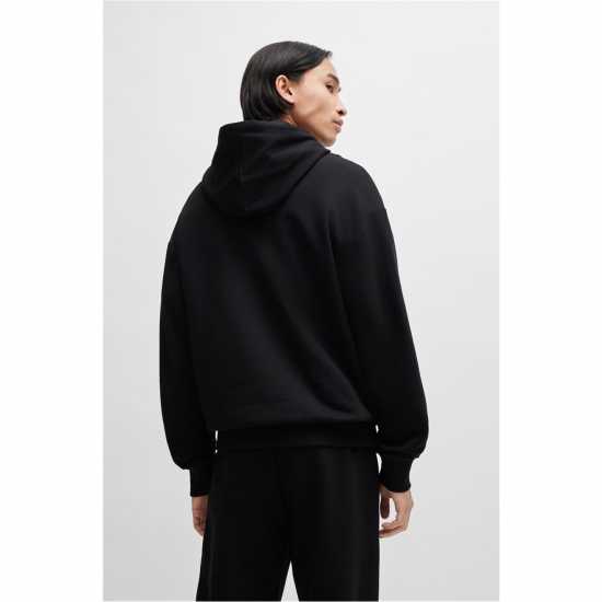 Hugo Boss Hugo Logo Label Hoodie Черно 001 Hugo Boss Hugo Logo Label Hoodie Черно 001