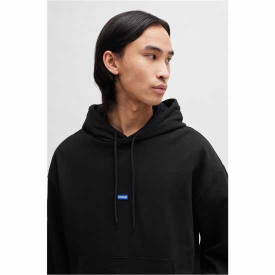 Hugo Boss Hugo Logo Label Hoodie Черно 001 Hugo Boss Hugo Logo Label Hoodie Черно 001
