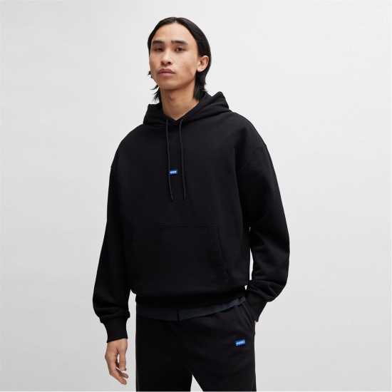 Hugo Boss Hugo Logo Label Hoodie Черно 001 Hugo Boss Hugo Logo Label Hoodie Черно 001