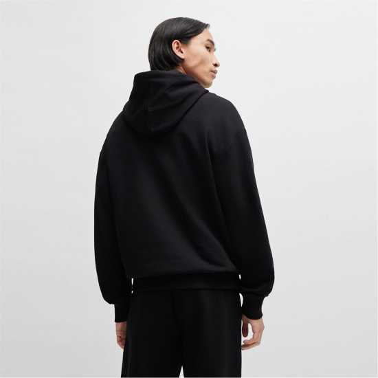 Hugo Boss Hugo Logo Label Hoodie Черно 001 Hugo Boss Hugo Logo Label Hoodie Черно 001