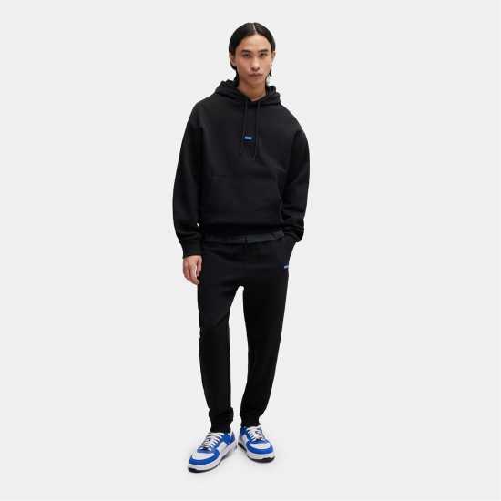 Hugo Boss Hugo Logo Label Hoodie Черно 001 Hugo Boss Hugo Logo Label Hoodie Черно 001
