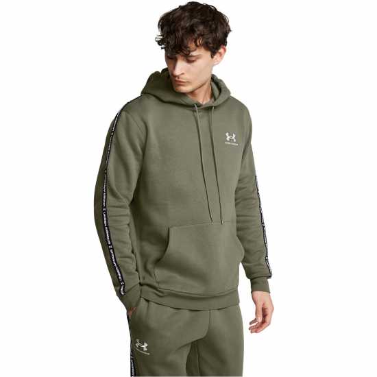Under Armour Icon Fleece Taping Hoodie Зелено 