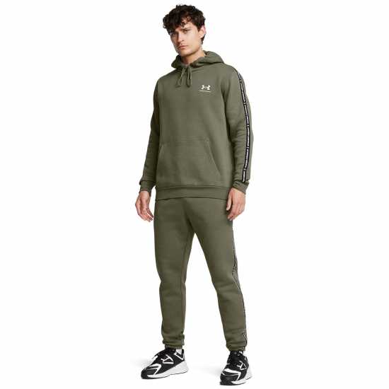 Under Armour Icon Fleece Taping Hoodie Зелено 
