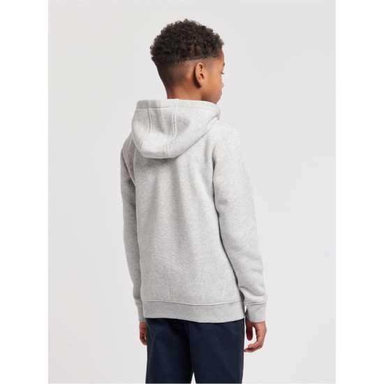 Us Polo Assn Zip Hoodie Juniors Сив марл Детски суитчъри и блузи с качулки