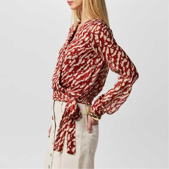 Дамски ризи и тениски Vero Moda Rie Wrap Blouse Vero Moda Rie Wrap Blouse Дамски ризи и тениски