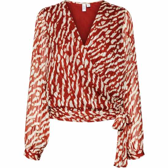 Дамски ризи и тениски Vero Moda Rie Wrap Blouse Vero Moda Rie Wrap Blouse Дамски ризи и тениски