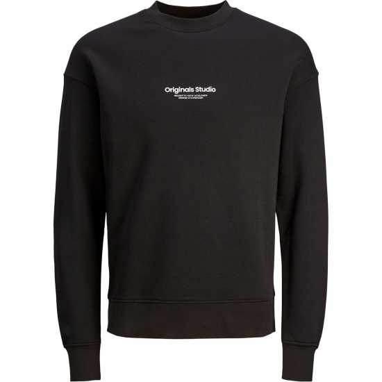 Jack And Jones Jorvester Crew Sweatshirt Черно Мъжки горнища на анцуг