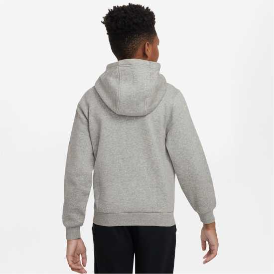 Nike Sportswear Club Fleece Big Kids' Hoodie Grey Heather Nike Sportswear Club Fleece Big Kids' Hoodie Grey Heather