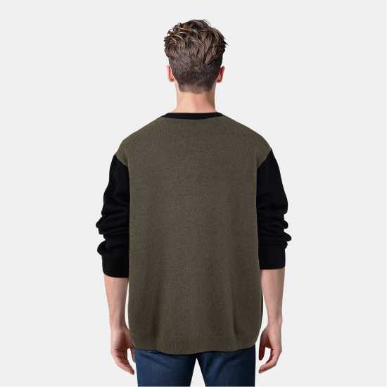 Lyle And Scott Block Crew Neck Sweater  Мъжки горнища на анцуг