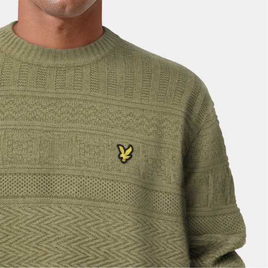 Lyle And Scott Блуза С Обло Деколте Guernsey Crew Neck Jumper,  Мъжки горнища на анцуг